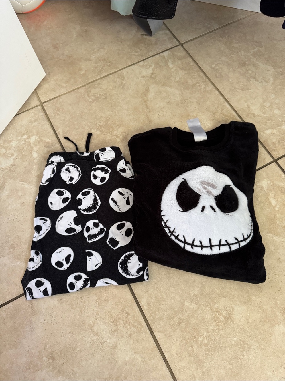 Disney Black Jack Skellington Kids Pajama Set